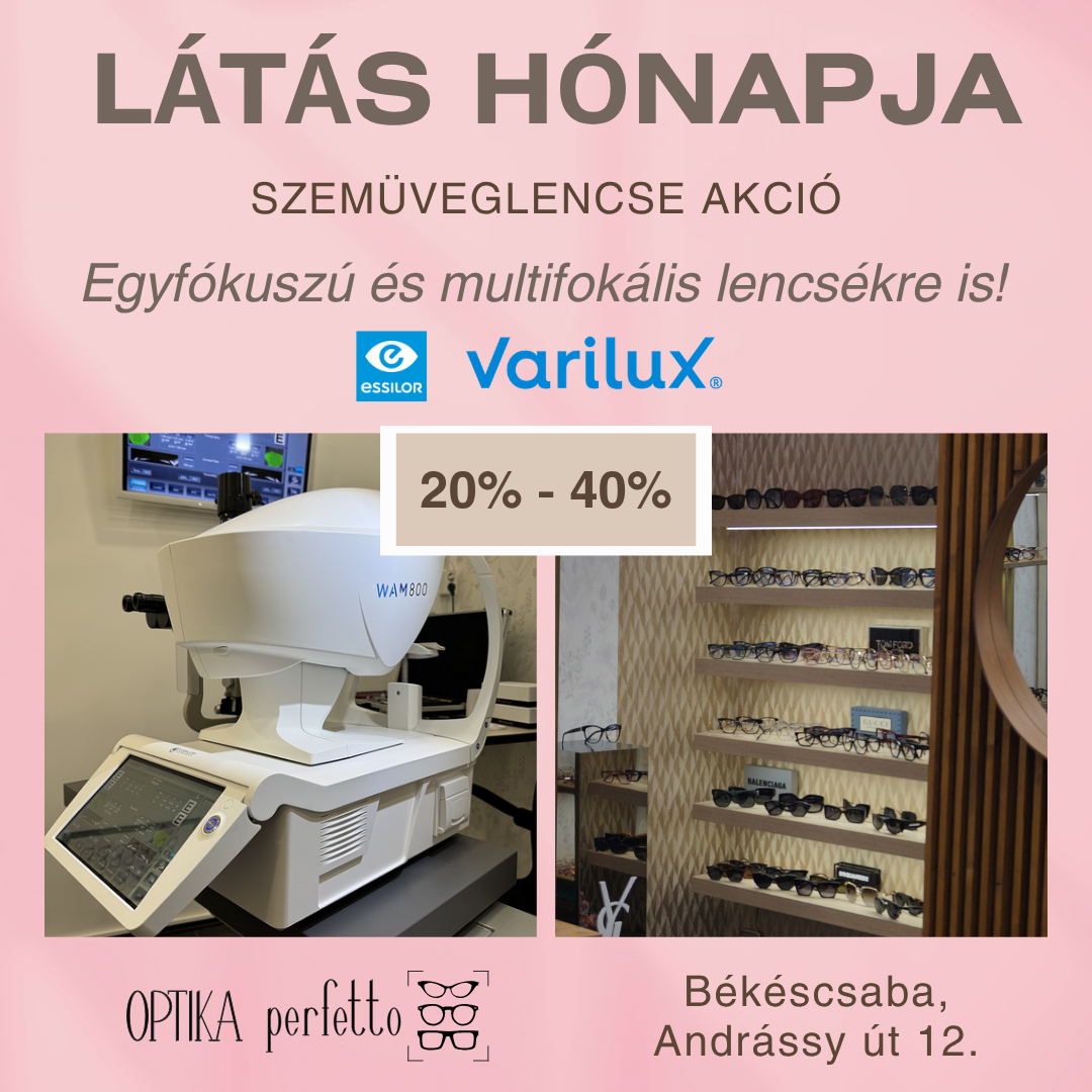Essilor szemüveglencse akció